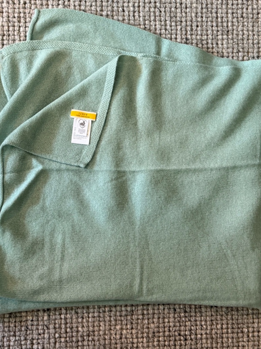 J.Crew Cashmere Scarf in Sage Green
